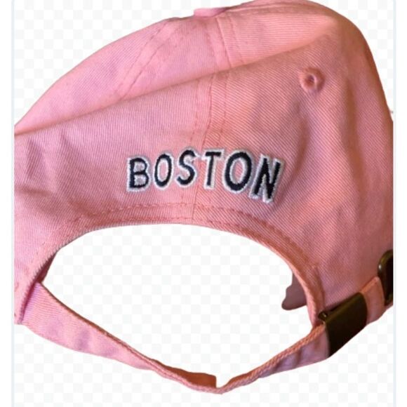 Boston red socks, pink 100% cotton baseball cap - Picture 4 of 4